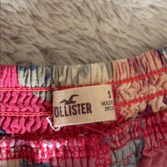 Hot pink floral two piece set (top and shorts) - Picture 4 of 5